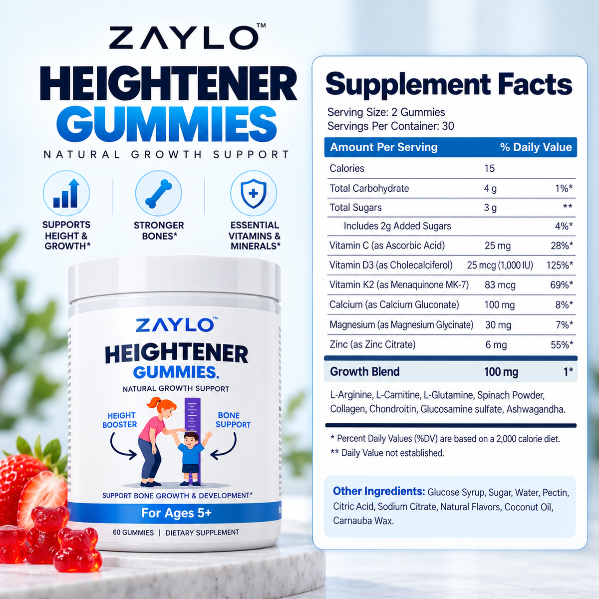 Heightener Gummies